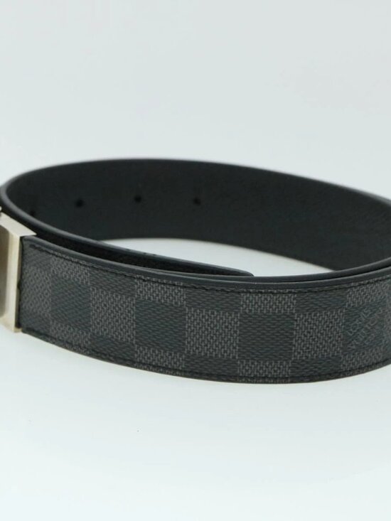 LOUIS VUITTON Damier Graphite Ceinture Inventeur Tour Belt main image 7